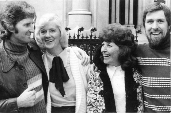 Des Warren and Ricky Tomlinson, June 4 1974 Des Warren and Ricky Tomlinson, June 4 1974