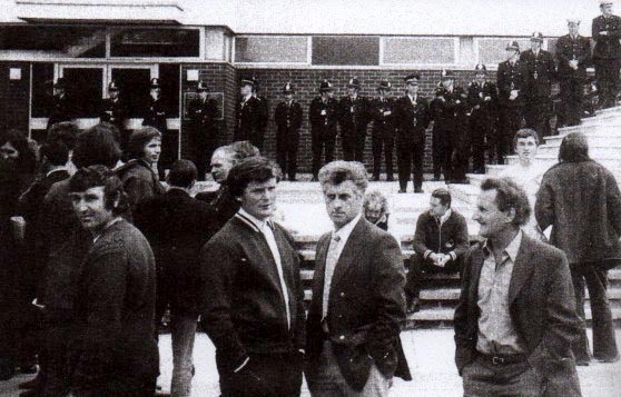Arrested, charged and put on trial in Shrewsbury Crown Court on 3rd October 1973 Arrested, charged and put on trial in Shrewsbury Crown Court on 3rd October 1973