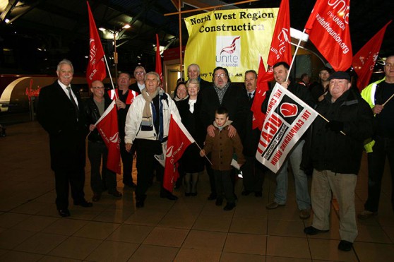 The send off at Liverpool Lime Street Station