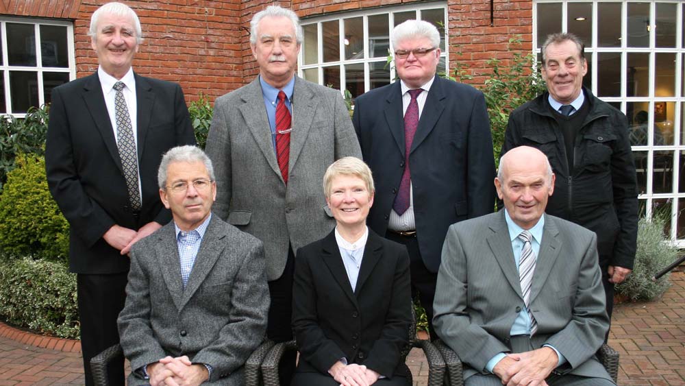 Members of the committee and pickets, Ewloe, North Wales November 2011